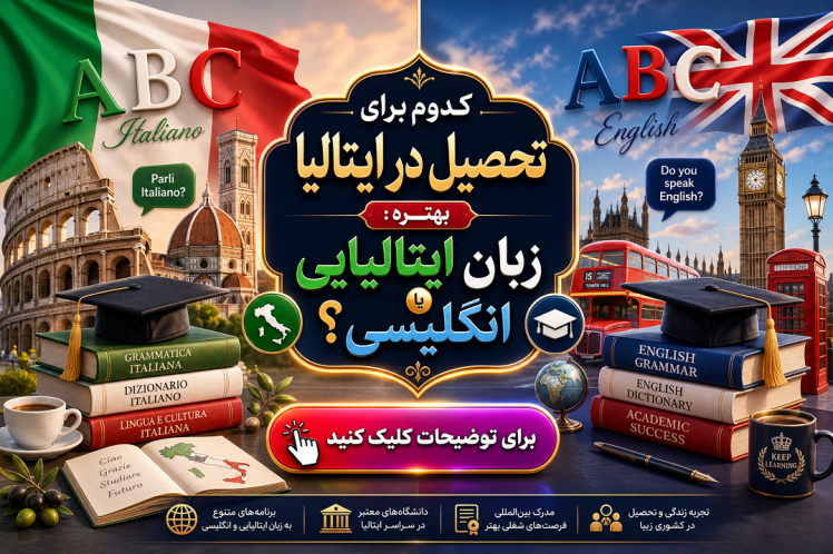 تحصیل در ایتالیا به زبان انگلیسی یا ایتالیایی؟
